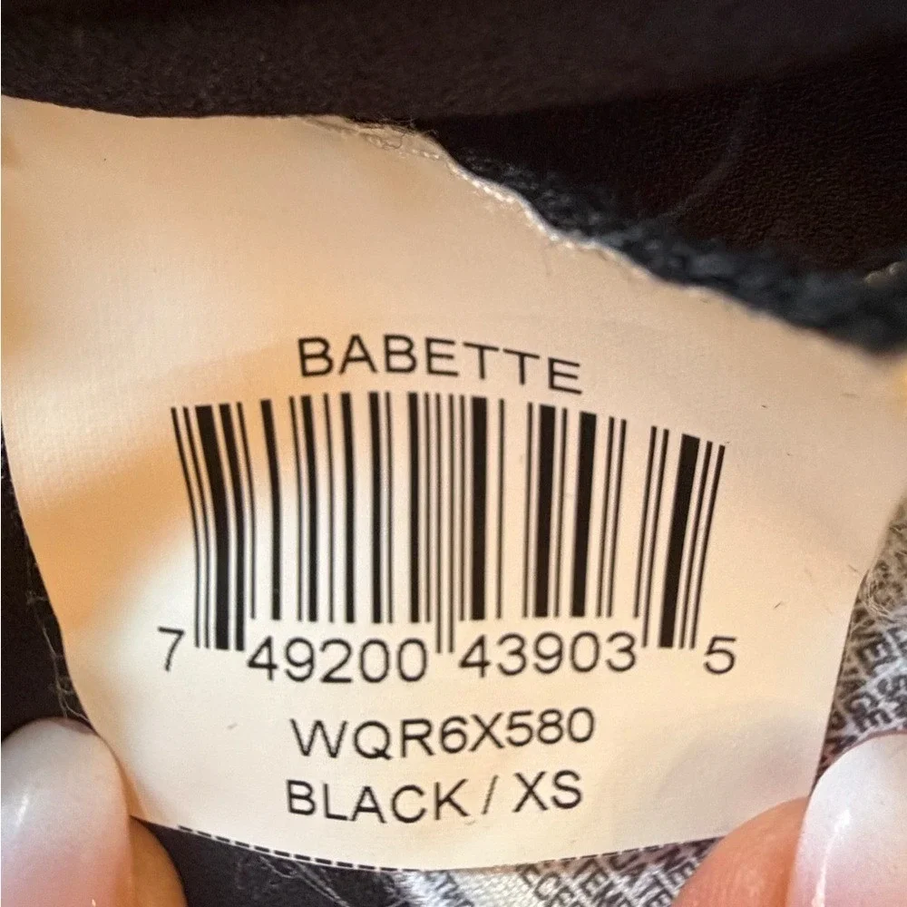 BCBGMAXAZRIA Black Strappy‎ Flowy Mini Dress Size XS Cocktail Party LBD Size XS